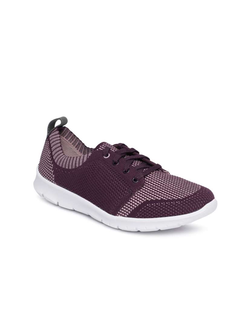 Buy Clarks Women Purple Pink Woven Design Sneakers Casual Shoes for Women 7771567 Myntra