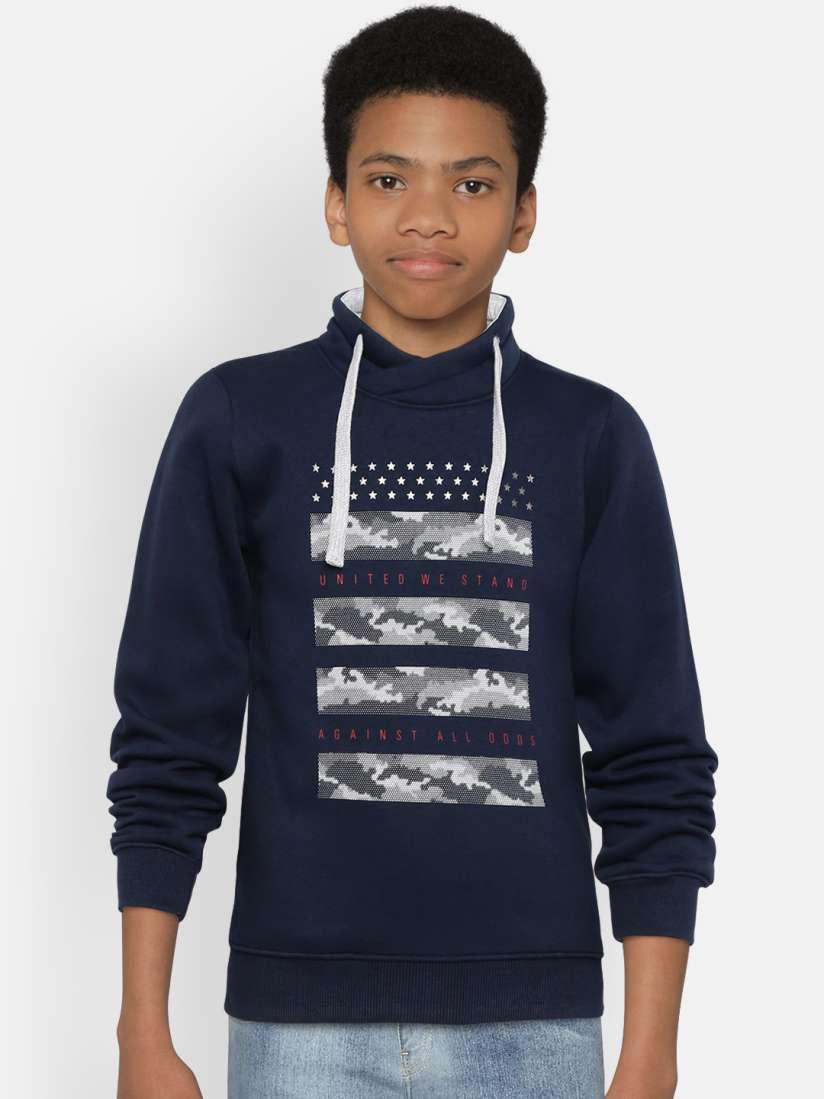 Buy Octave Boys Navy Blue Printed Sweatshirt Sweatshirts for Boys 7772792 Myntra
