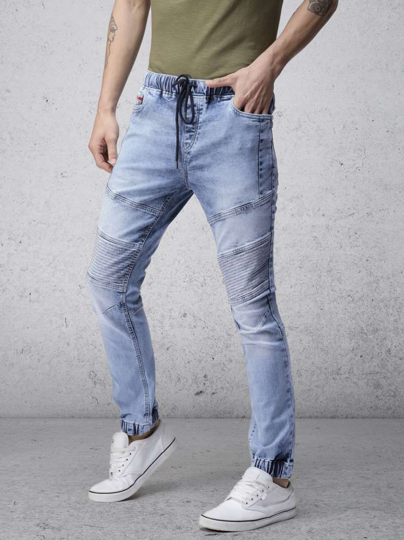 Buy Ecko Unltd Men Blue Jogger Mid Rise Clean Jogger Jeans Jeans for Men 7777169 Myntra