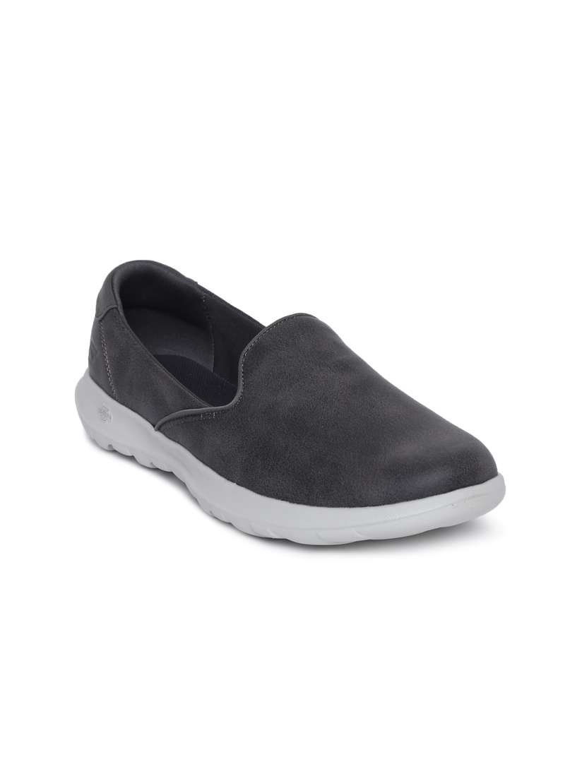 Buy Skechers Women Charcoal Go Walk Lite Queenly Slip On Walking Shoes Sports Shoes for Women 7777793 Myntra