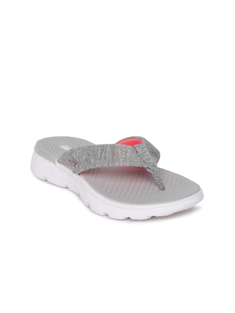 Buy Skechers Women Grey Solid Thong ON THE GO 400 VIVACITY Flip Flops Flip Flops for Women 7777862 Myntra
