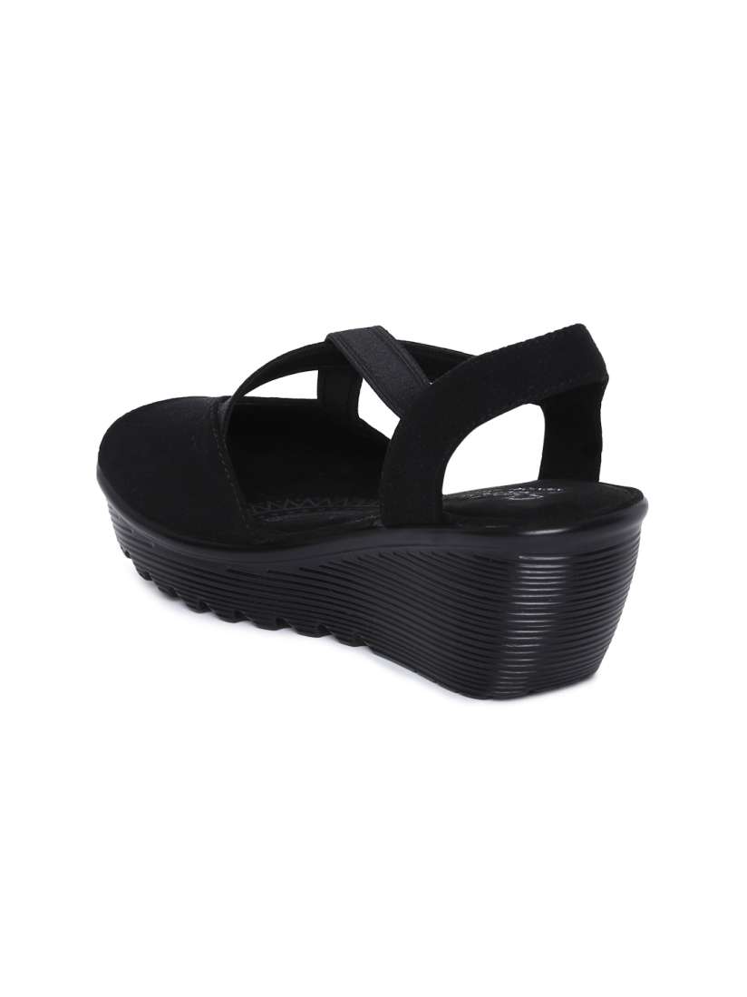 Buy Skechers Women Black Parallel Piazza Solid Heels Heels for Women 7777875 Myntra