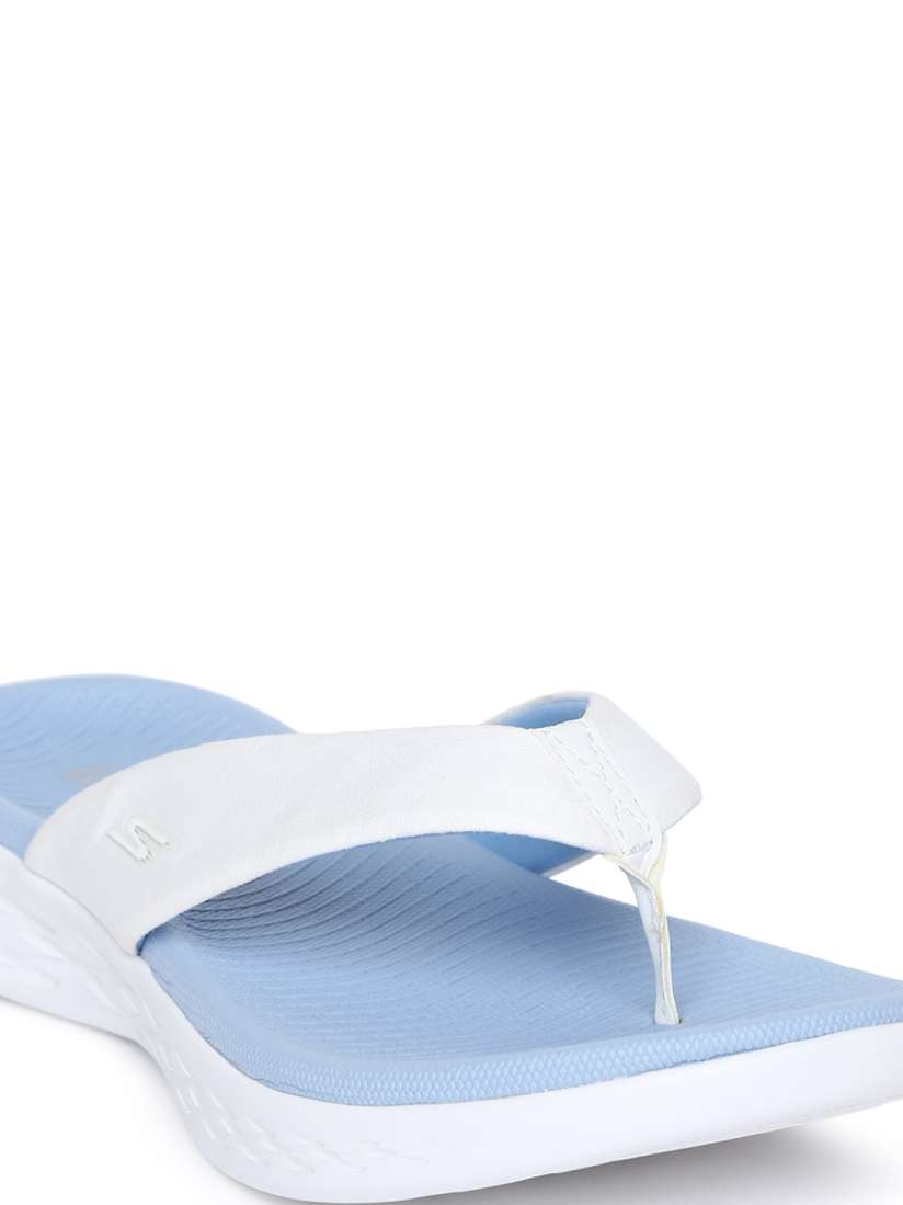 Buy Skechers Women White Solid On The Go 600 Polished Thong Flip Flops Flip Flops for Women 7777955 Myntra