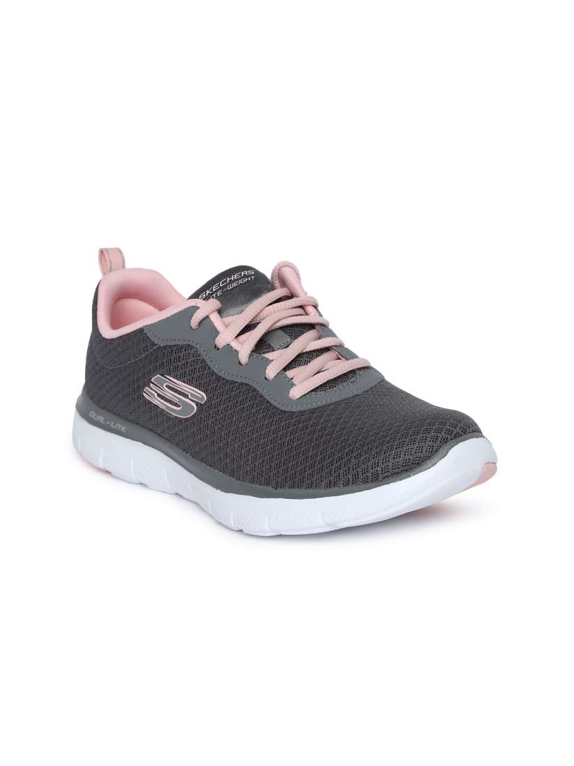 Buy Skechers Women Charcoal Grey Flex Appeal 2.0 Newsmaker Sneakers Casual Shoes for Women 7777995 Myntra