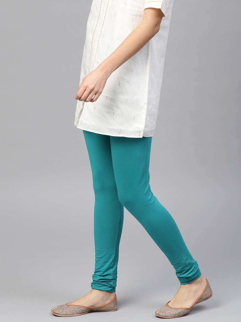 Buy Libas Women Green Solid Leggings Leggings for Women 7778574 Myntra