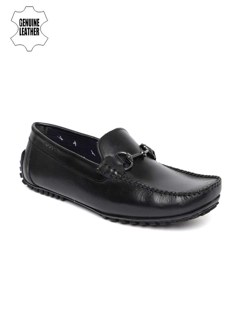 Buy Ruosh Men Black Genuine Leather Driving Shoes Casual Shoes for Men 7779284 Myntra