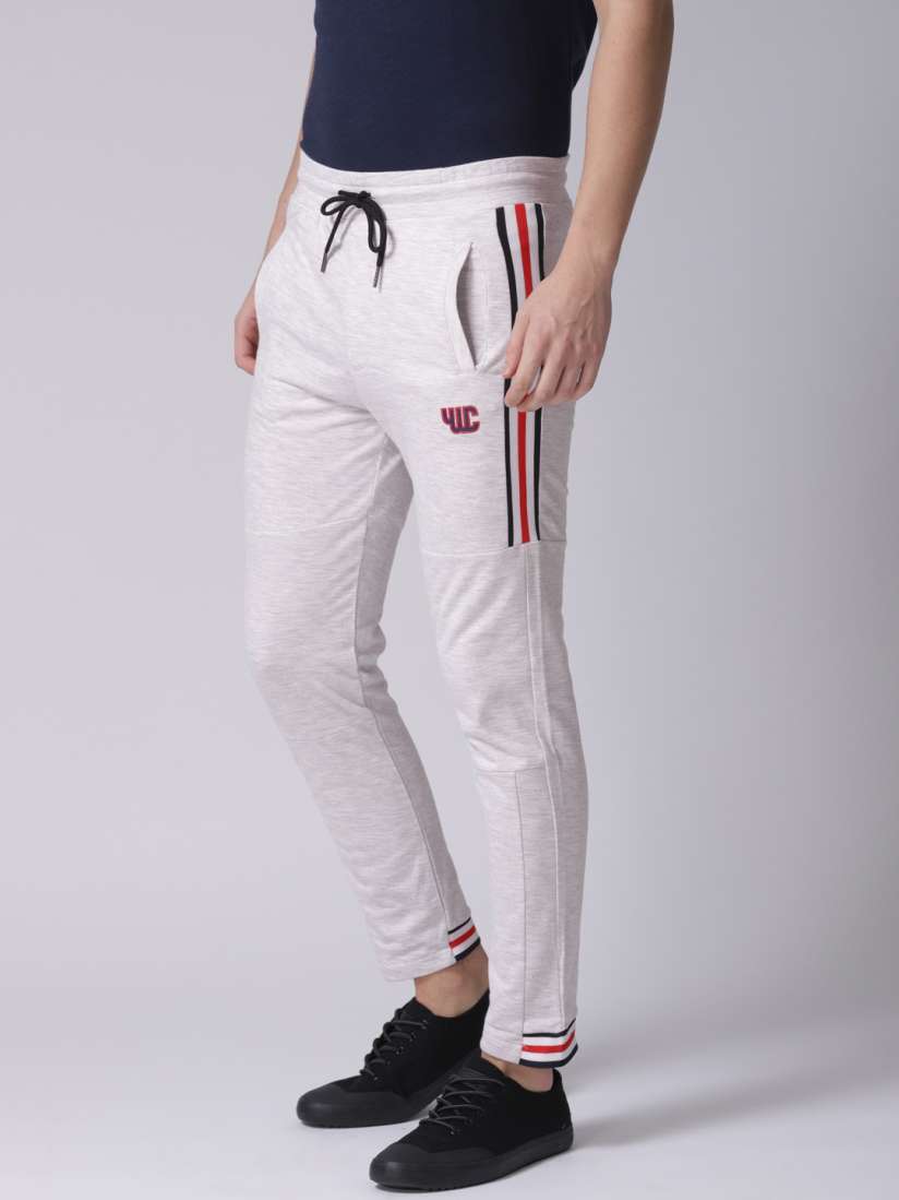 Buy YWC Men Grey Melange Track Pants Track Pants for Men 7780688 Myntra