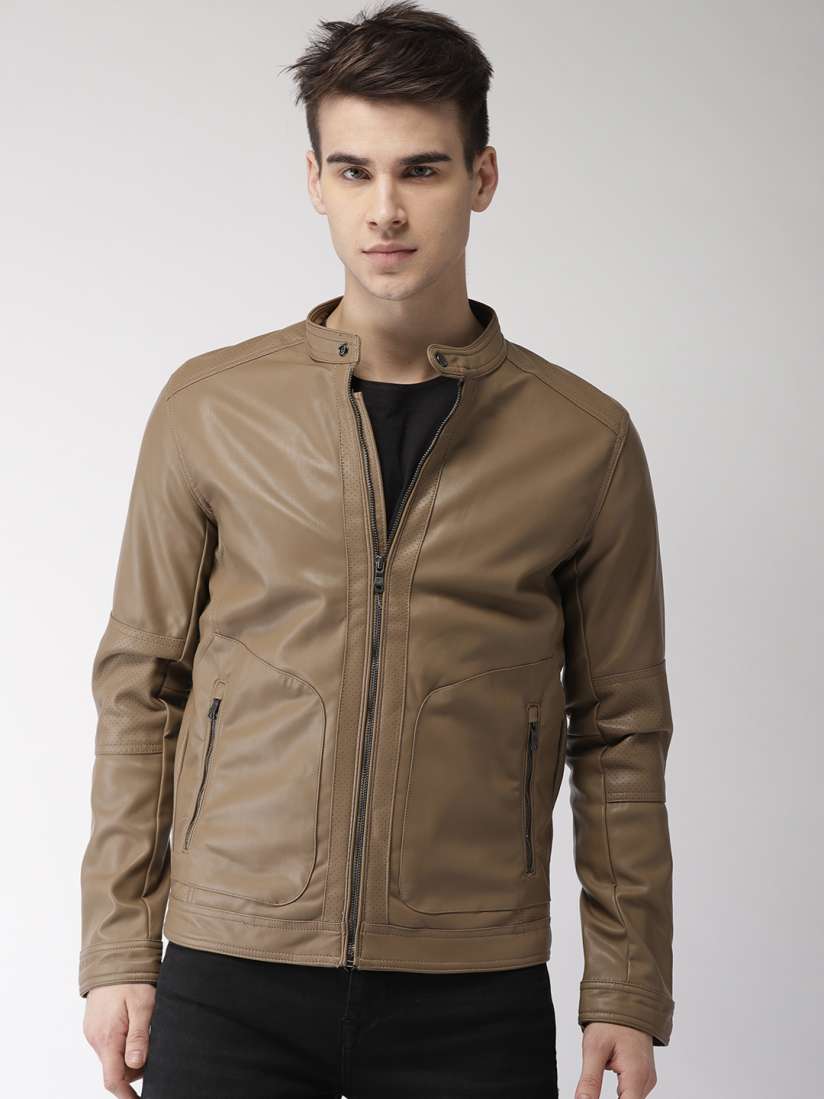 Celio leather jacket price top
