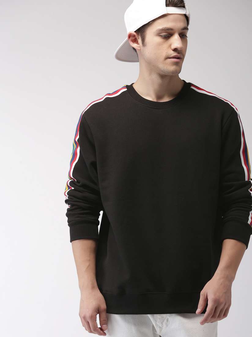 Buy FOREVER 21 Men Black Solid Sweatshirt Sweatshirts for Men 7782455 Myntra