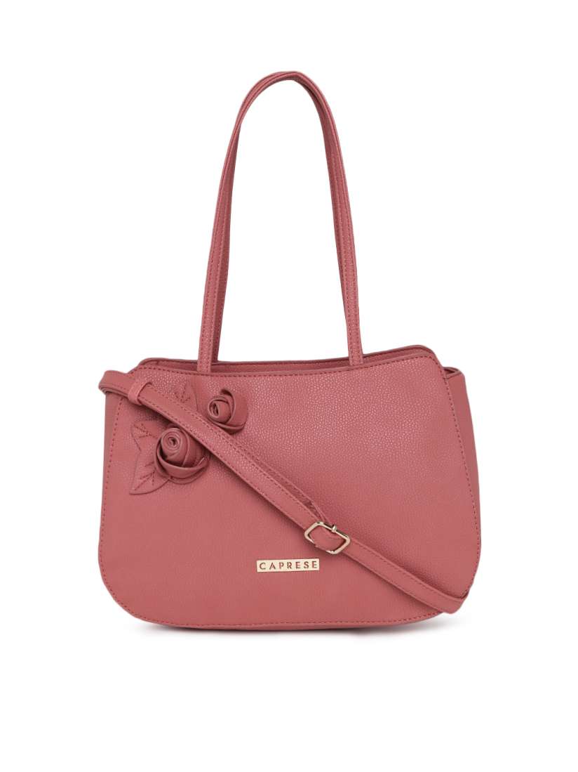 Buy Caprese Pink Solid Shoulder Bag Handbags for Women 7785952 Myntra