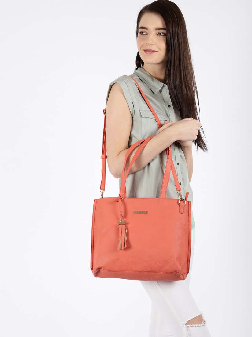 Caprese pink solid shoulder bag new arrivals