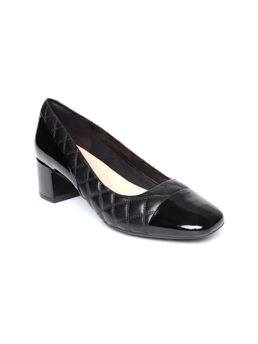 Clarks leather heels shop