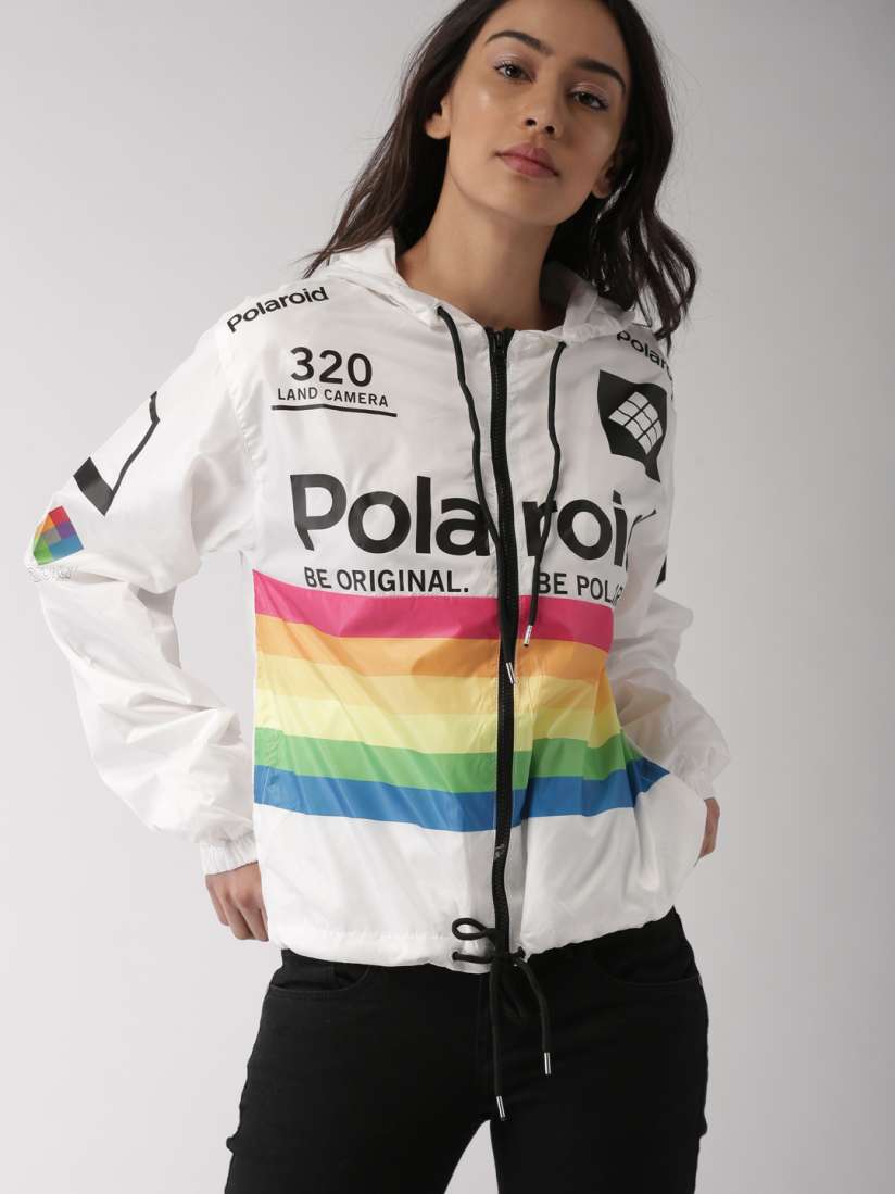 Forever 21 polaroid windbreaker discount