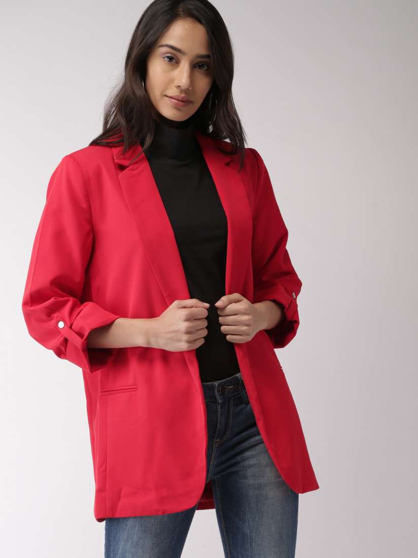 Forever 21 red jacket sale