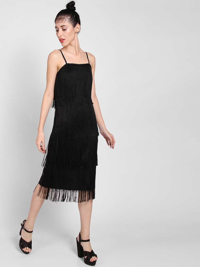 Stalkbuylove black dress deals