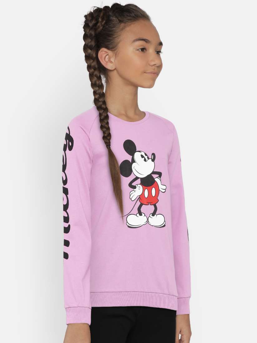 Buy Bossini Girls Purple Printed Sweatshirt Sweatshirts for Girls 7813109 Myntra
