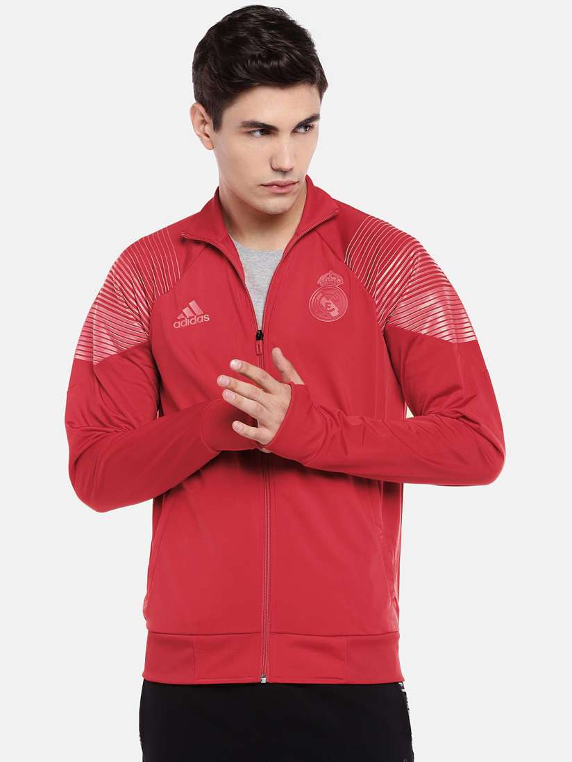 Real madrid red jacket clearance