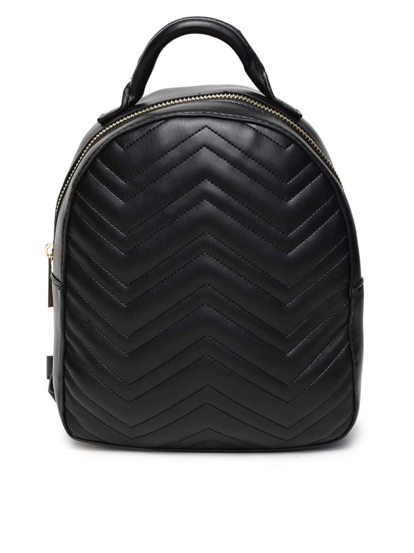 Buy FOREVER 21 Women Black Textured Backpack Backpacks for Women 7820479 Myntra