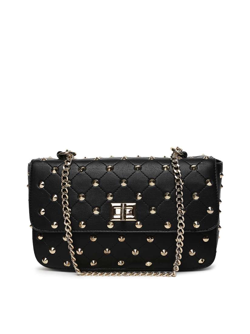 Buy FOREVER 21 Black Embellished Sling Bag Handbags for Women 7820485 Myntra