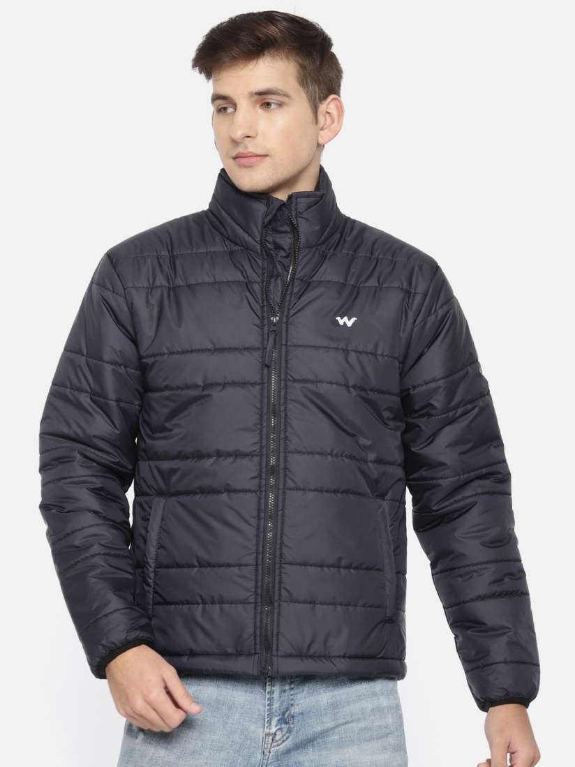 Wildcraft blue solid casual jacket cheap