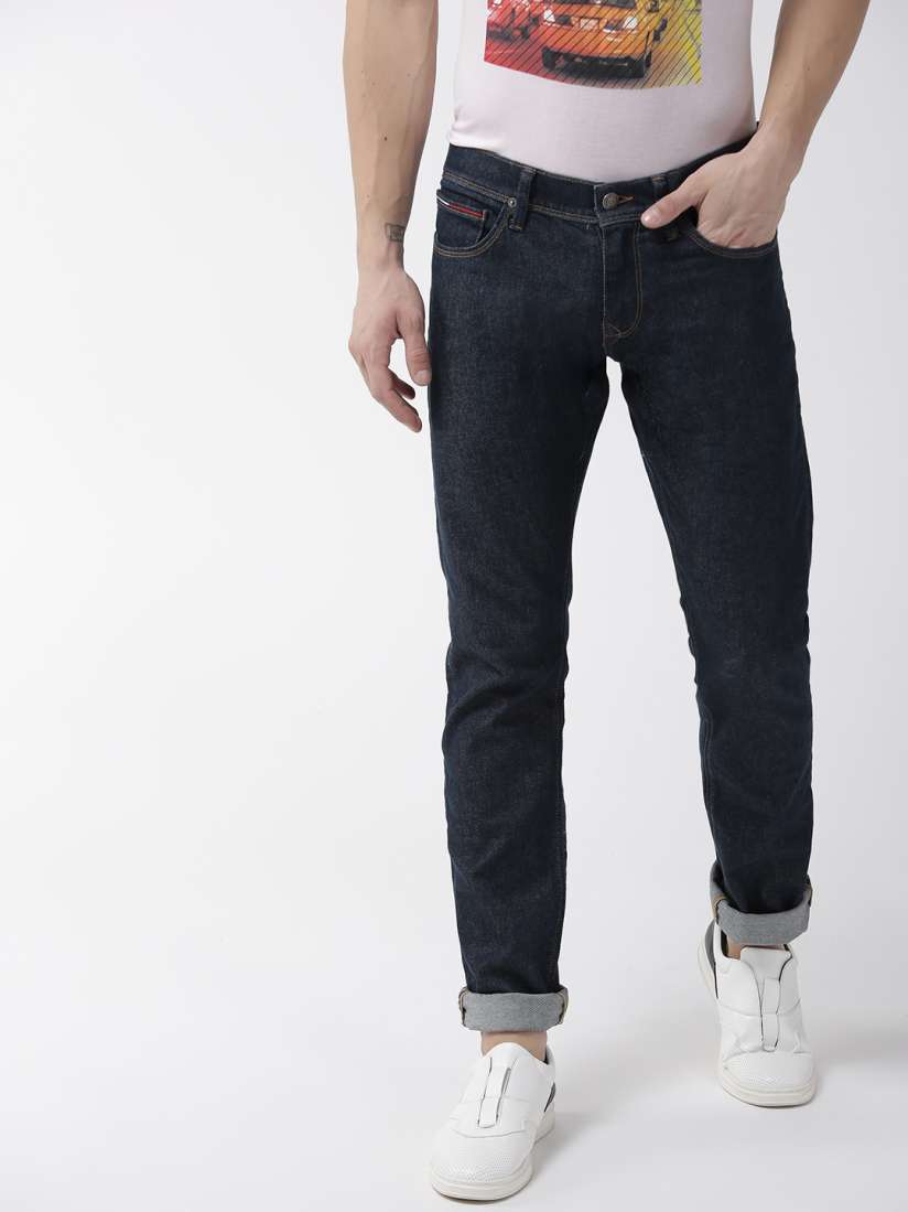 Buy Tommy Hilfiger Men Blue Skinny Sidney Fit Mid Rise Clean Look Stretchable Jeans Jeans for Men 7822609 Myntra