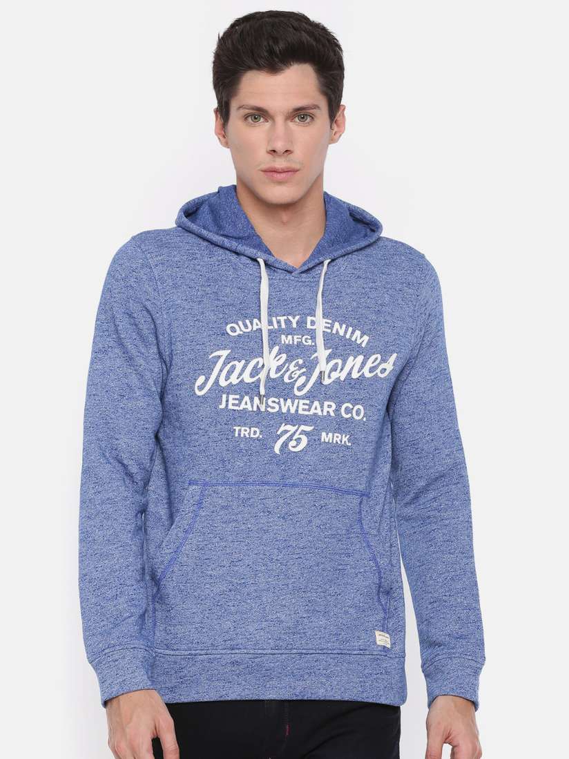Jack & jones hooded sweatshirt sales