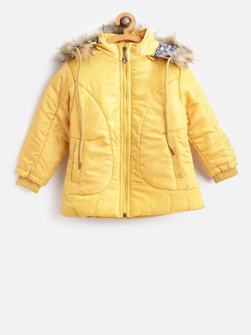 Girls mustard parka clearance