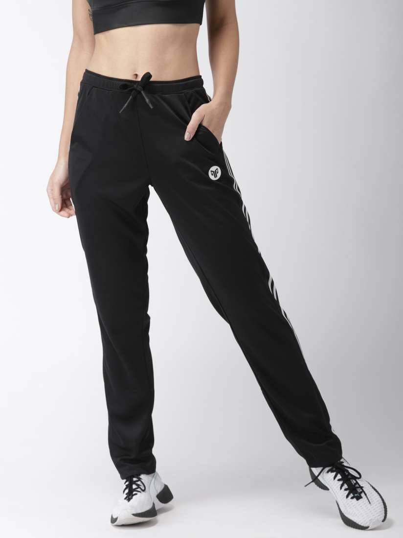 Buy 2GO Women Black Solid Go DryTrack Pants Track Pants for Women 7855749 Myntra