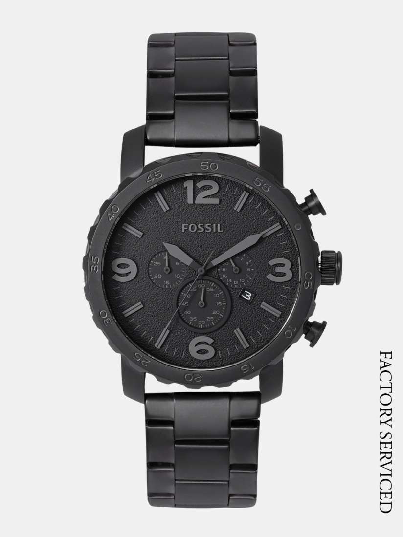 Buy Fossil Men Black Factory Serviced Analogue Watch JR1401 Watches for Men 7861077 Myntra