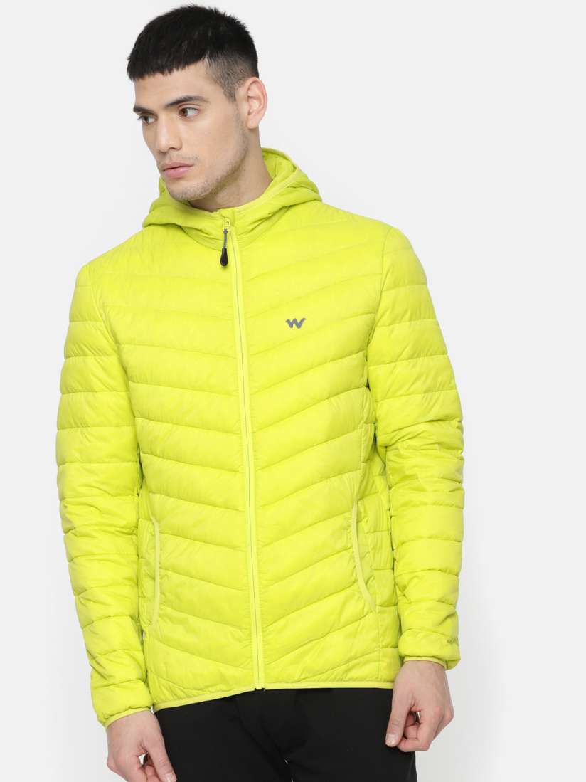 Buy Wildcraft Men Lime Green Solid Puffer H Down SZ Jacket Jackets for Men 7861685 Myntra