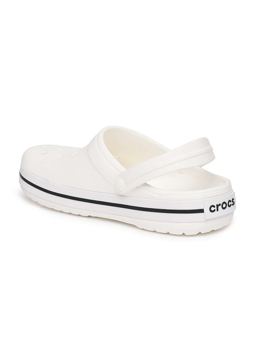 Buy Crocs Unisex White Solid Clogs Flip Flops for Unisex 7897539 Myntra