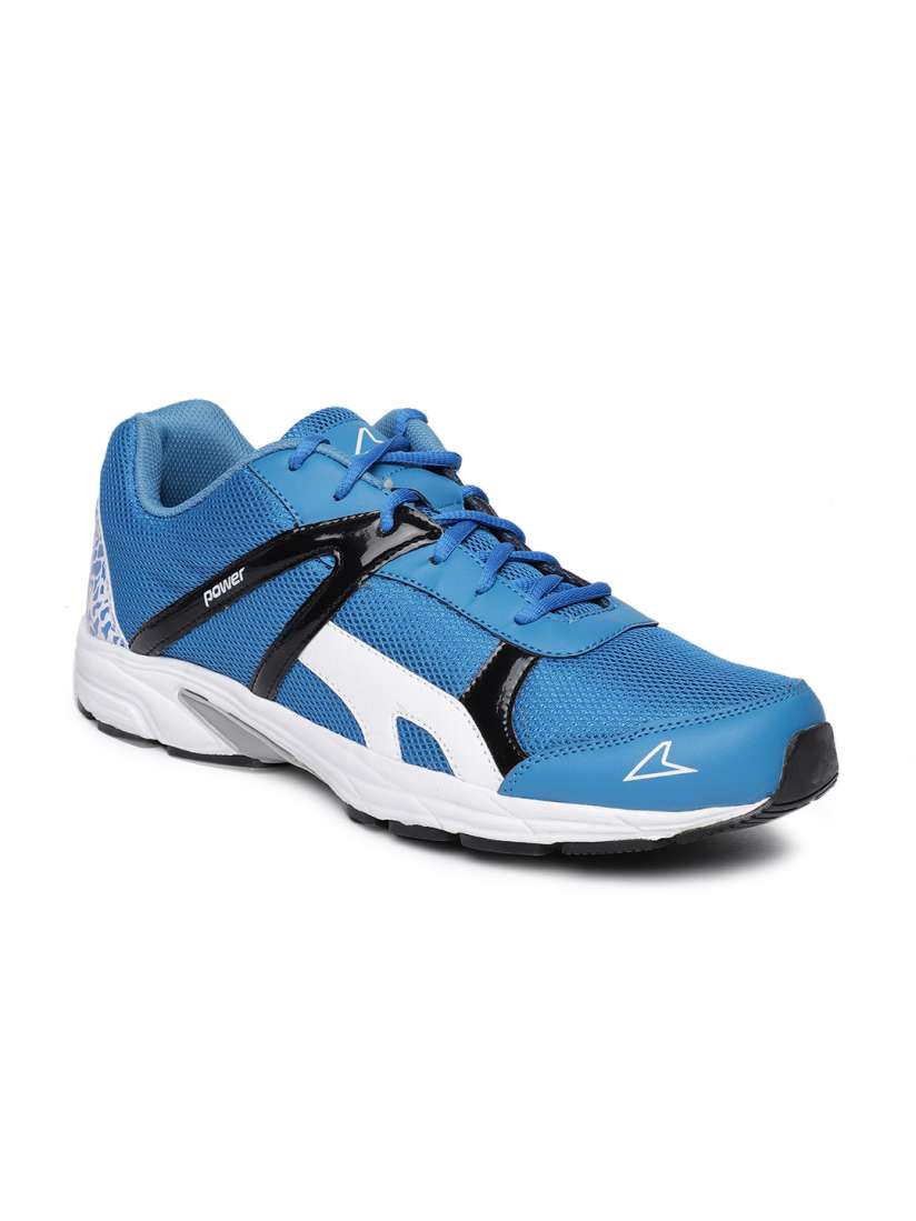 Power blue sports shoes for men on sale