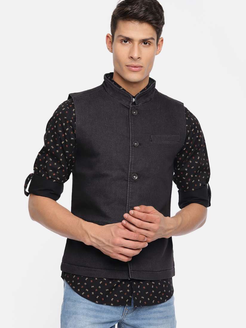 United colors of benetton nehru jacket top
