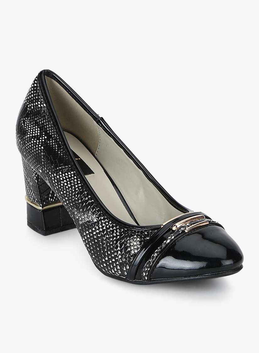 Buy Black Belly Shoes Heels for Women 7929093 Myntra