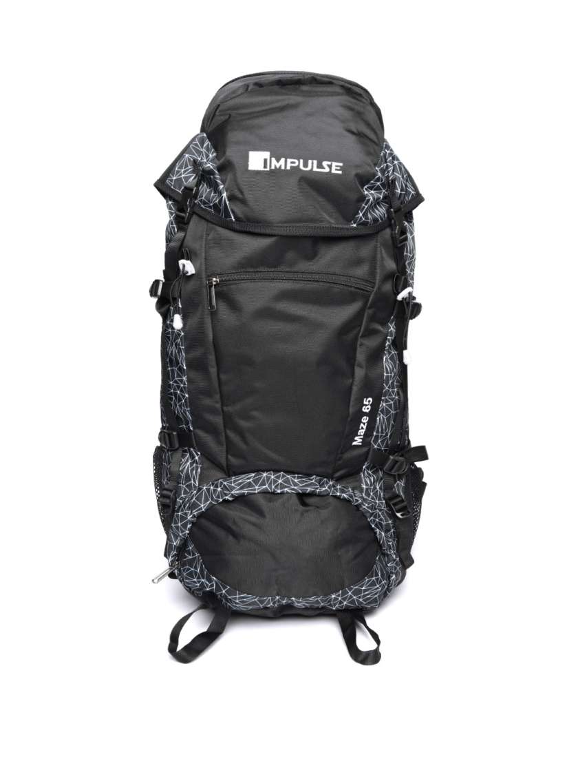 Buy Impluse Unisex Black Printed Rucksack Rucksacks for Unisex 7985939 Myntra