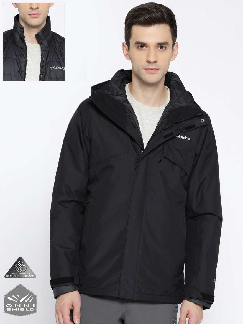 Buy Columbia Men Bugaboo II 3 in 1 Insulated Interchange Waterproof Thermal Reflective Hiking Jacket Jackets for Men 7994973 Myntra