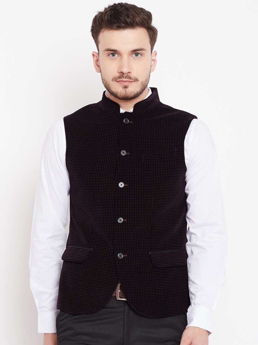 Blackberry nehru jacket best sale
