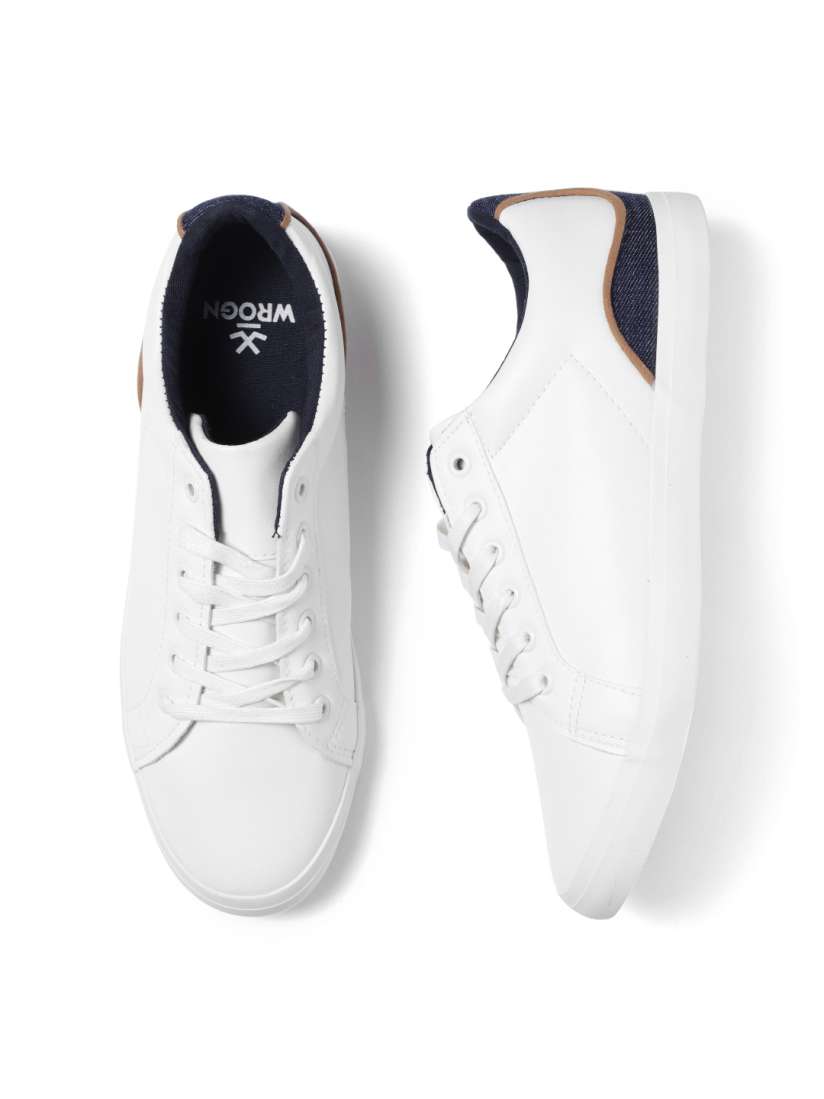 Wrogn white sneakers myntra hot sale