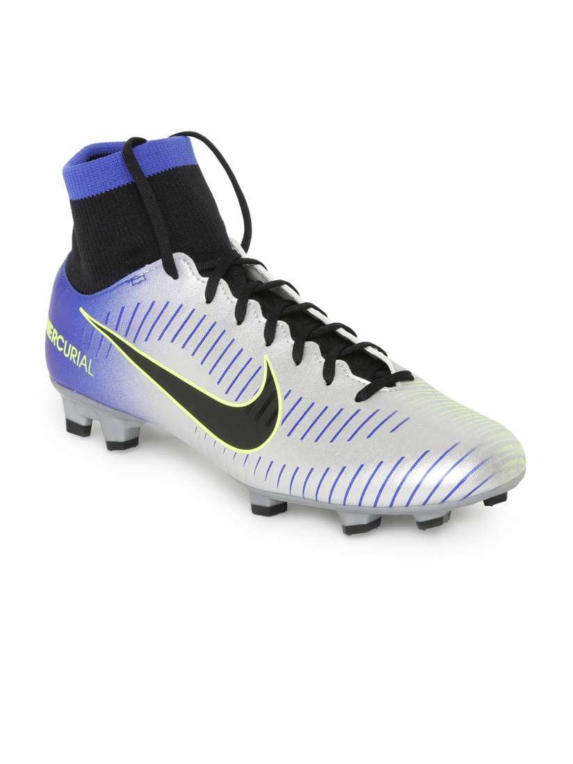 Buy Nike Men White Blue Mercurial Victory Football Boots Sports Shoes for Men 8010655 Myntra
