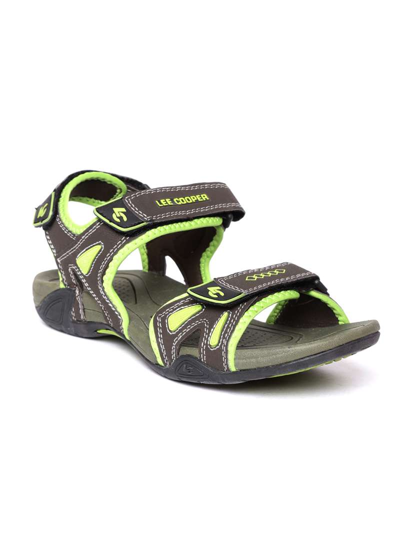 Buy Lee Cooper Men Brown Green Sports Sandals Sandals for Men 8019955 Myntra