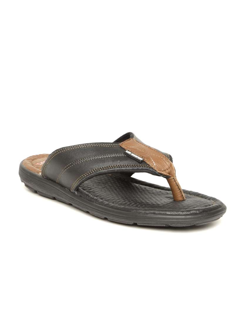 Buy Lee Cooper Men Black Leather Comfort Sandals Sandals for Men 8020087 Myntra