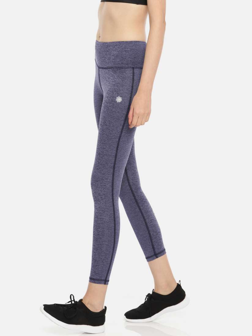 Buy Proline Active Women Blue Solid Performance Cropped Tights Tights for Women 8020987 Myntra