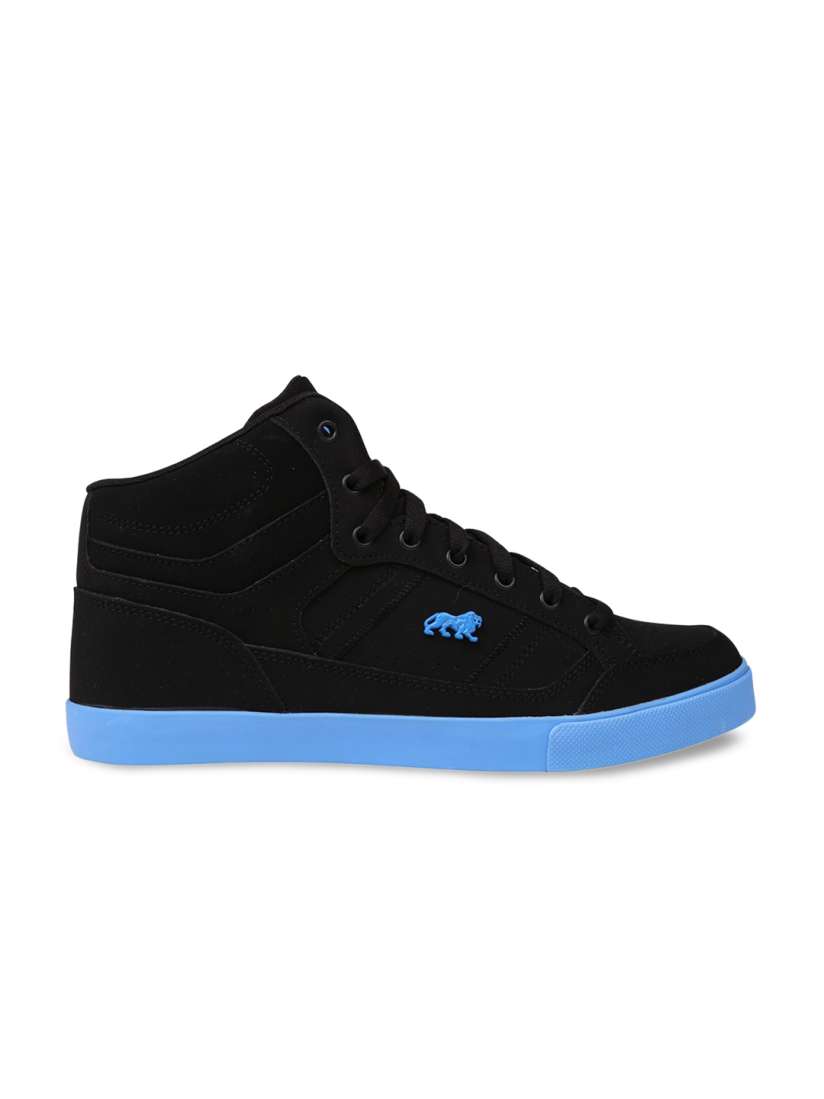 Buy Lonsdale Men Black And Blue Leather High Top Training or Gym Shoes Sports Shoes for Men 8022697 Myntra