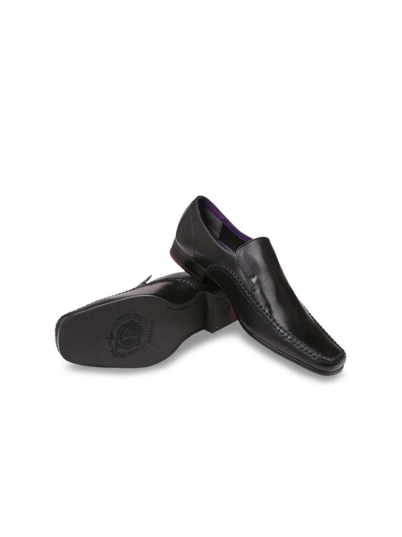 Leather Firetrap Loafers Buy Firetrap Men Black Leather Loafers