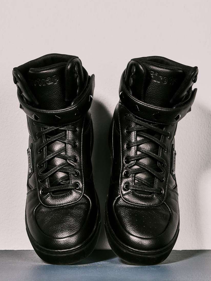 Buy Firetrap Women Black Leather High Top Leather Training or Gym Shoes Sports Shoes for Women 8023117 Myntra