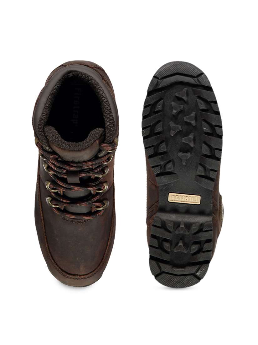 Buy Firetrap Boys Brown Leather Flat Boots Casual Shoes for Boys 8023137 Myntra