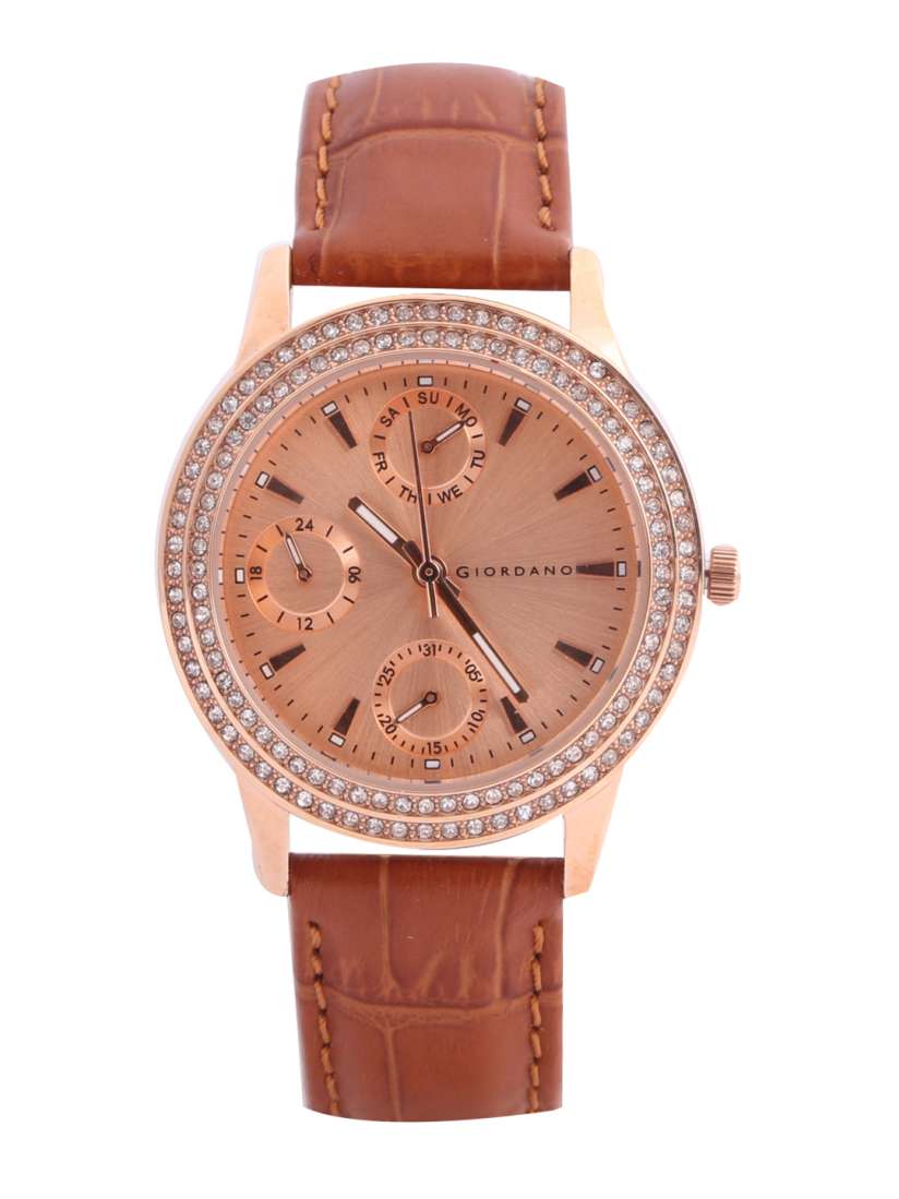 Rose gold watches giordano top