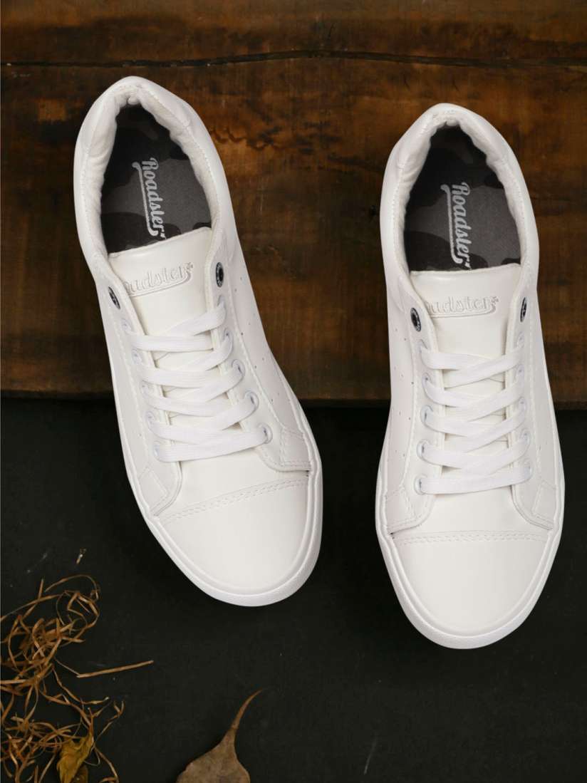 Buy Roadster Men White Sneakers Casual Shoes for Men 8044733 Myntra
