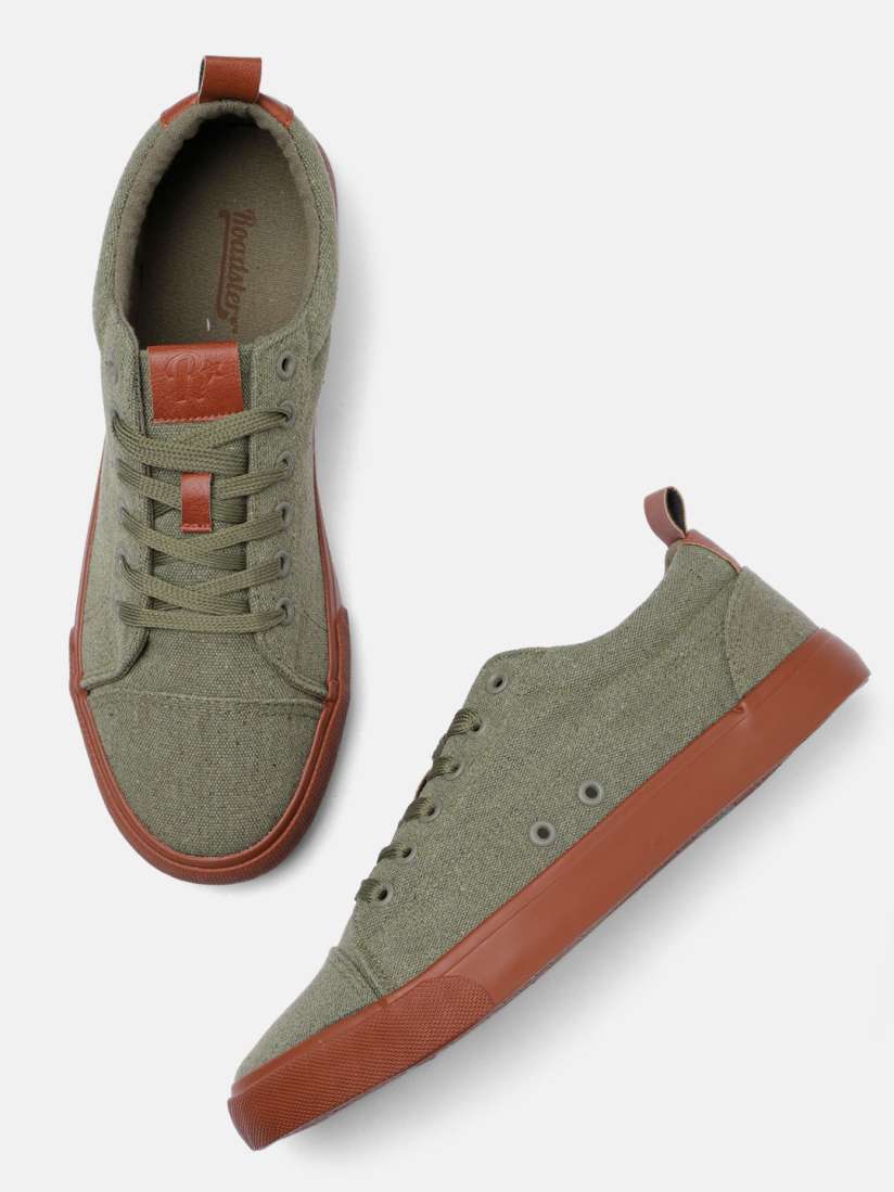 Buy Roadster Men Olive Green Sneakers Casual Shoes for Men 8044837 Myntra