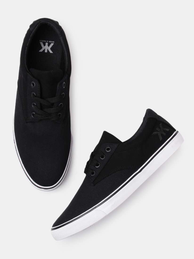 Buy Kook N Keech Men Black Sneakers Casual Shoes for Men 8044839 Myntra